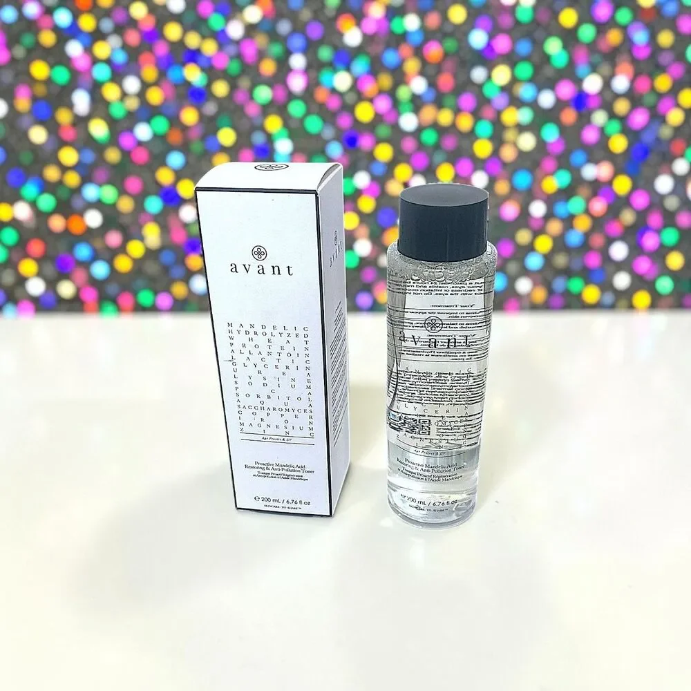 Avant Proactive Mandelic Acid Restoring & Anti-Pollution Toner NIB 6.76 fl oz